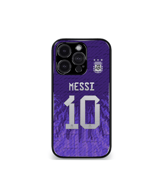 Lionel Messi GOAT edition Premium Glossy Phone Case.