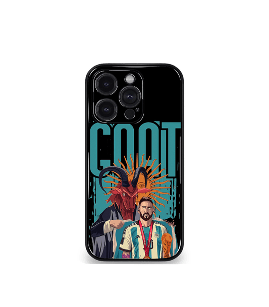 Lionel Messi Alien GOAT edition Premium Glossy Phone Case.