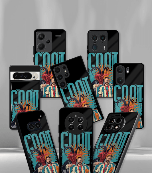 Lionel Messi Alien GOAT edition Premium Glossy Phone Case.