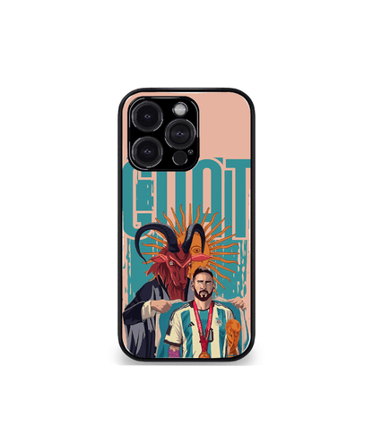 Lionel Messi GOAT edition Premium Glossy Phone Case.
