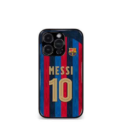 Lionel Messi FCB Kit edition Premium Glossy Phone Case.
