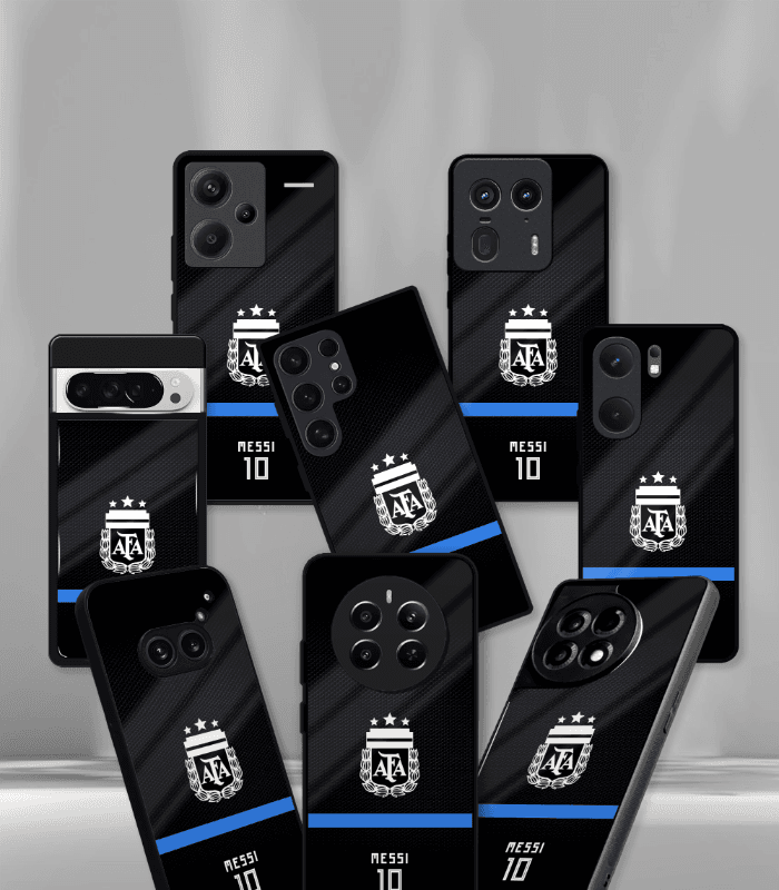 lionel messi argentina kit edition premium glossy phone case.