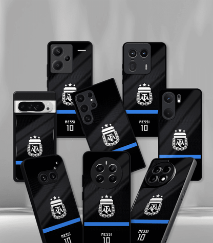 Lionel Messi Argentina Kit edition Premium Glossy Phone Case.