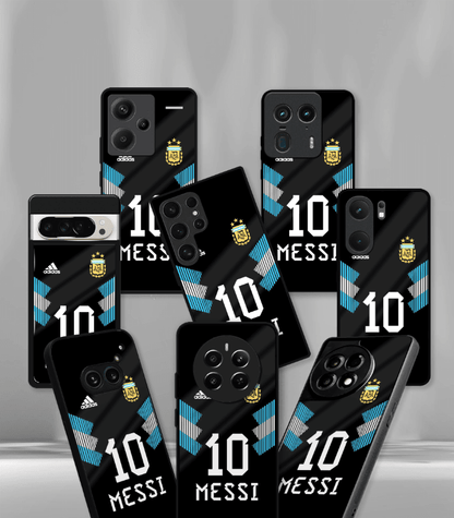 Lionel Messi GOAT edition Premium Glossy Phone Case.