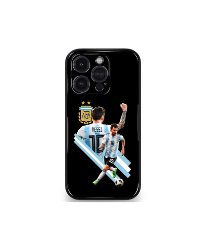 Lionel Messi GOAT edition Premium Glossy Phone Case.