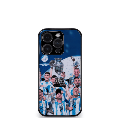 Lionel Messi GOAT edition Premium Glossy Phone Case.