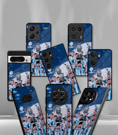 Lionel Messi GOAT edition Premium Glossy Phone Case.