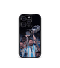Lionel Messi GOAT edition Premium Glossy Phone Case.