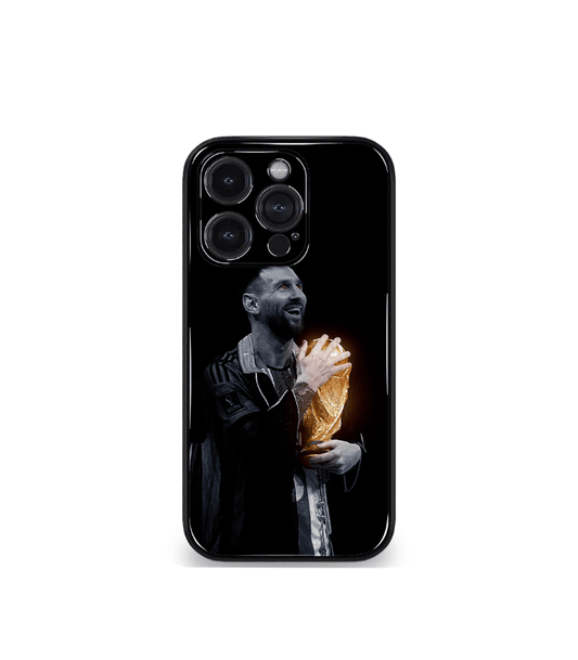 Lionel Messi GOLDEN edition Premium Glossy Phone Case.
