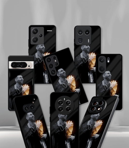 Lionel Messi GOLDEN edition Premium Glossy Phone Case.