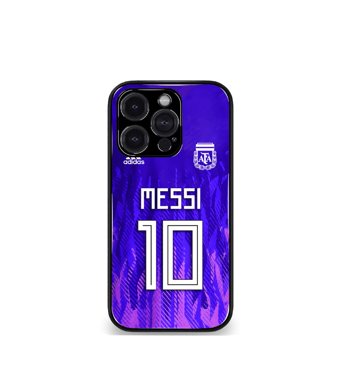 lionel messi goat edition premium glossy phone case.