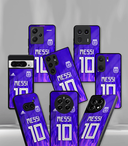 Lionel Messi GOAT edition Premium Glossy Phone Case.