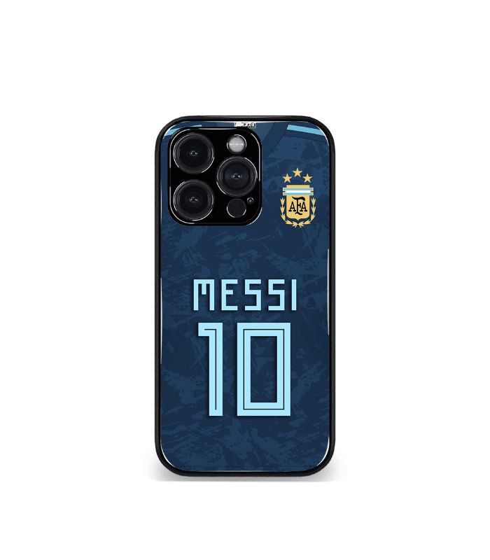 lionel messi goat edition premium glossy phone case.