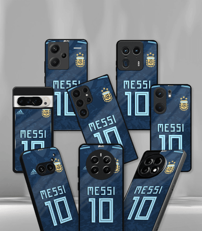 Lionel Messi GOAT edition Premium Glossy Phone Case.