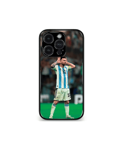 Lionel Messi GOAT edition Premium Glossy Phone Case.