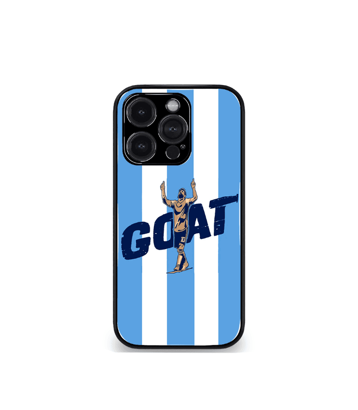 lionel messi goat edition premium glossy phone case.