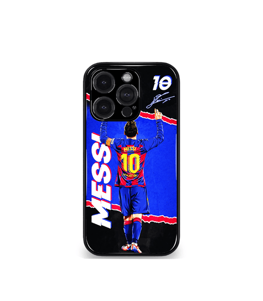 Lionel Messi GOAT edition Premium Glossy Phone Case.