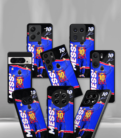 Lionel Messi GOAT edition Premium Glossy Phone Case.