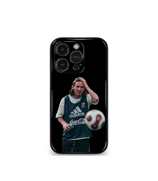 Lionel Messi GOAT edition Premium Glossy Phone Case.
