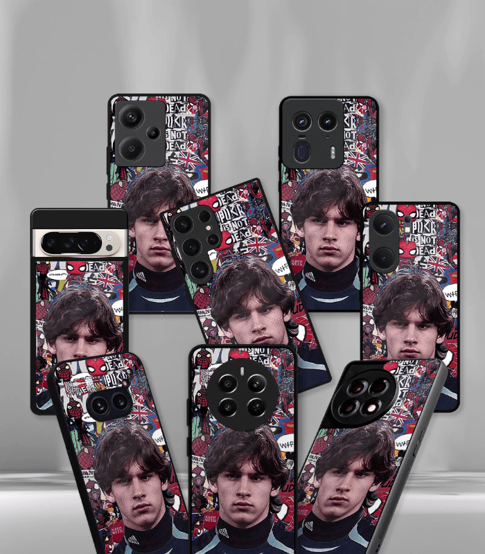 lionel messi goat edition premium glossy phone case.