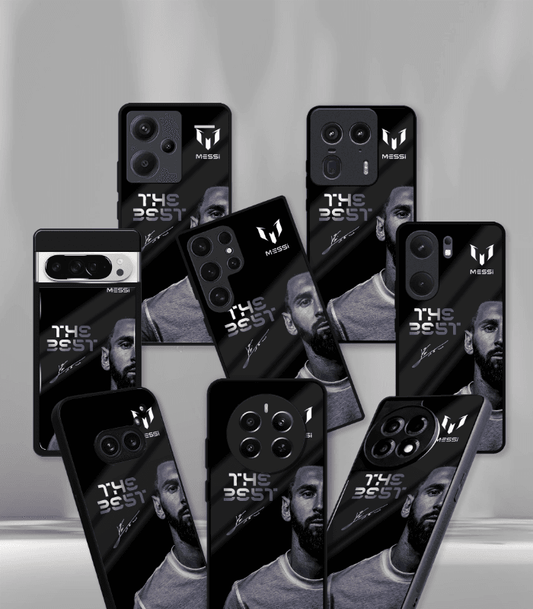 Lionel Messi GOAT edition Premium Glossy Phone Case.