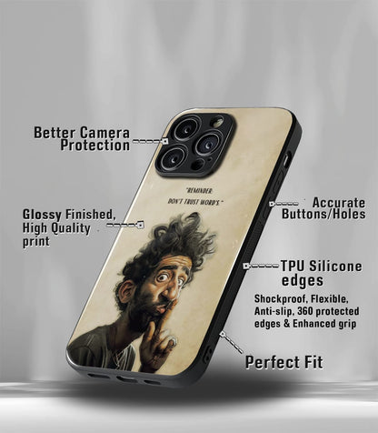 Don't Trust my Word Premium glossy Phone Case