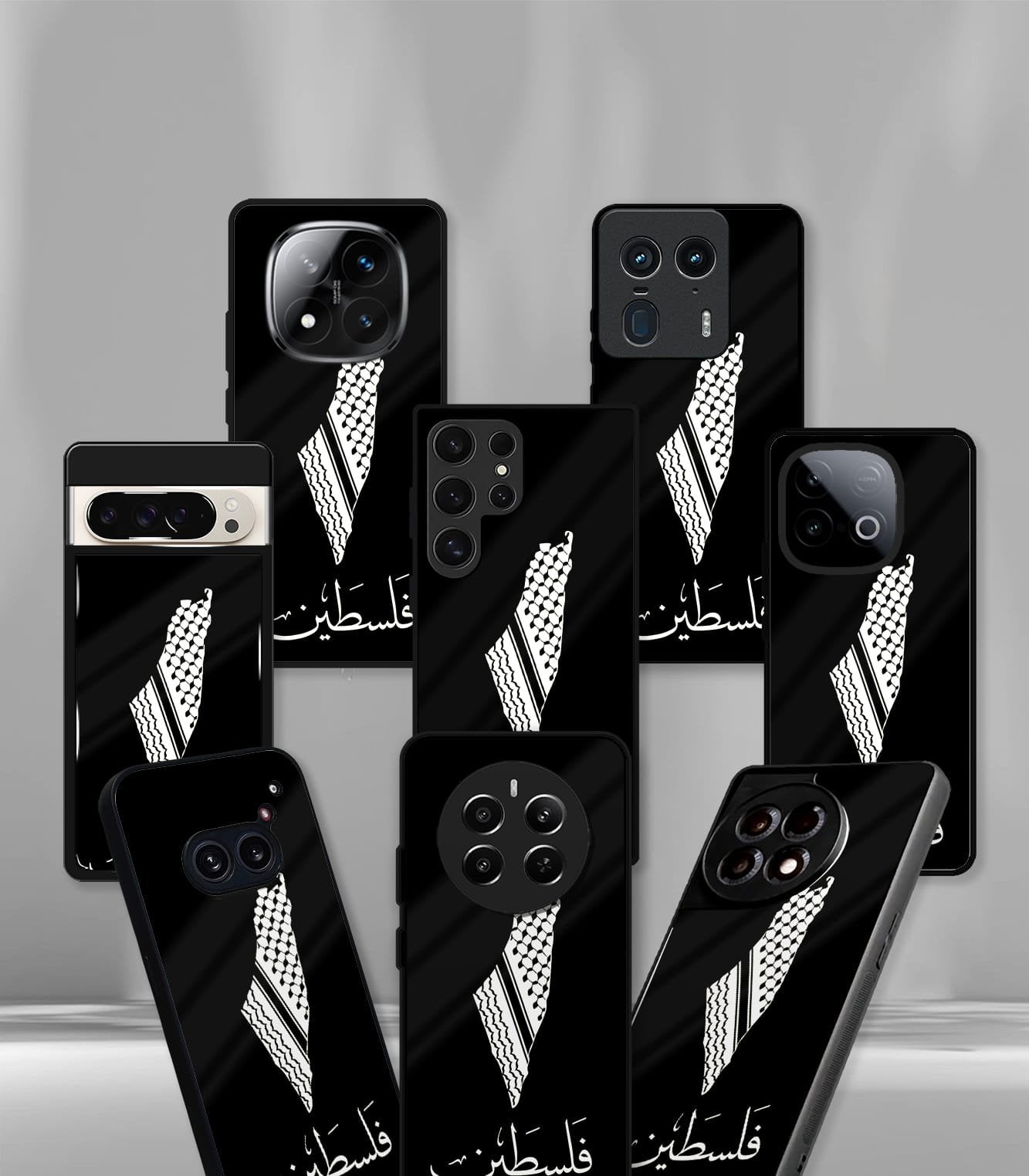 palestine solidarity premium glossy phone case
