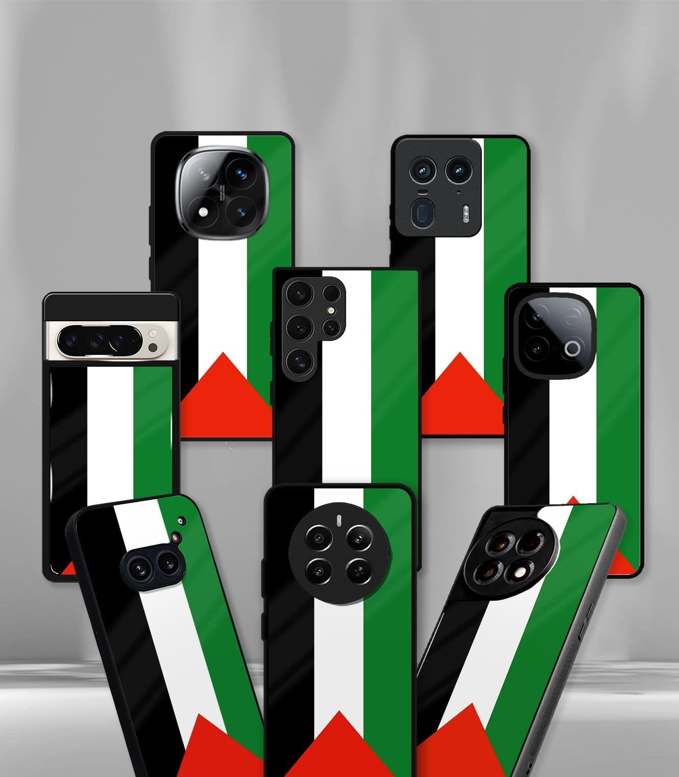 palestine flag premium glossy phone case
