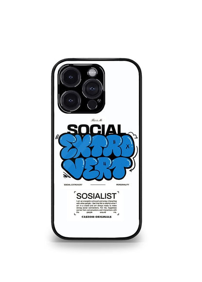 Social Extrovert Premium glossy Phone Case