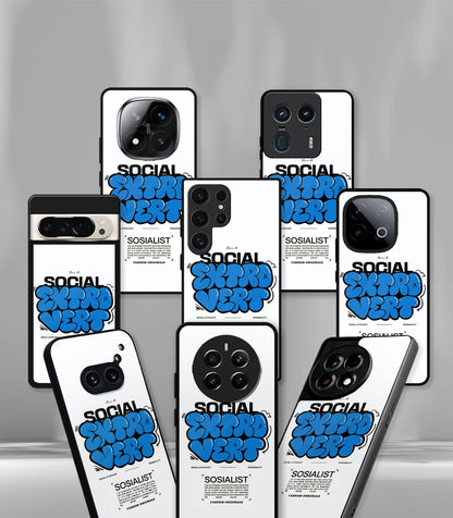 Social Extrovert Premium glossy Phone Case