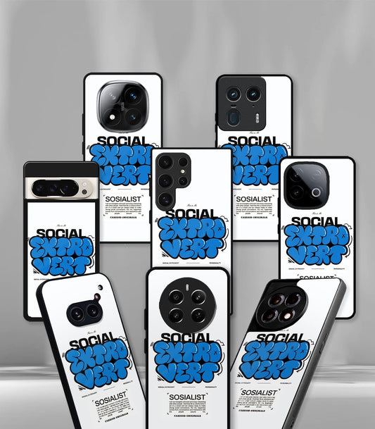 Social Extrovert Premium glossy Phone Case