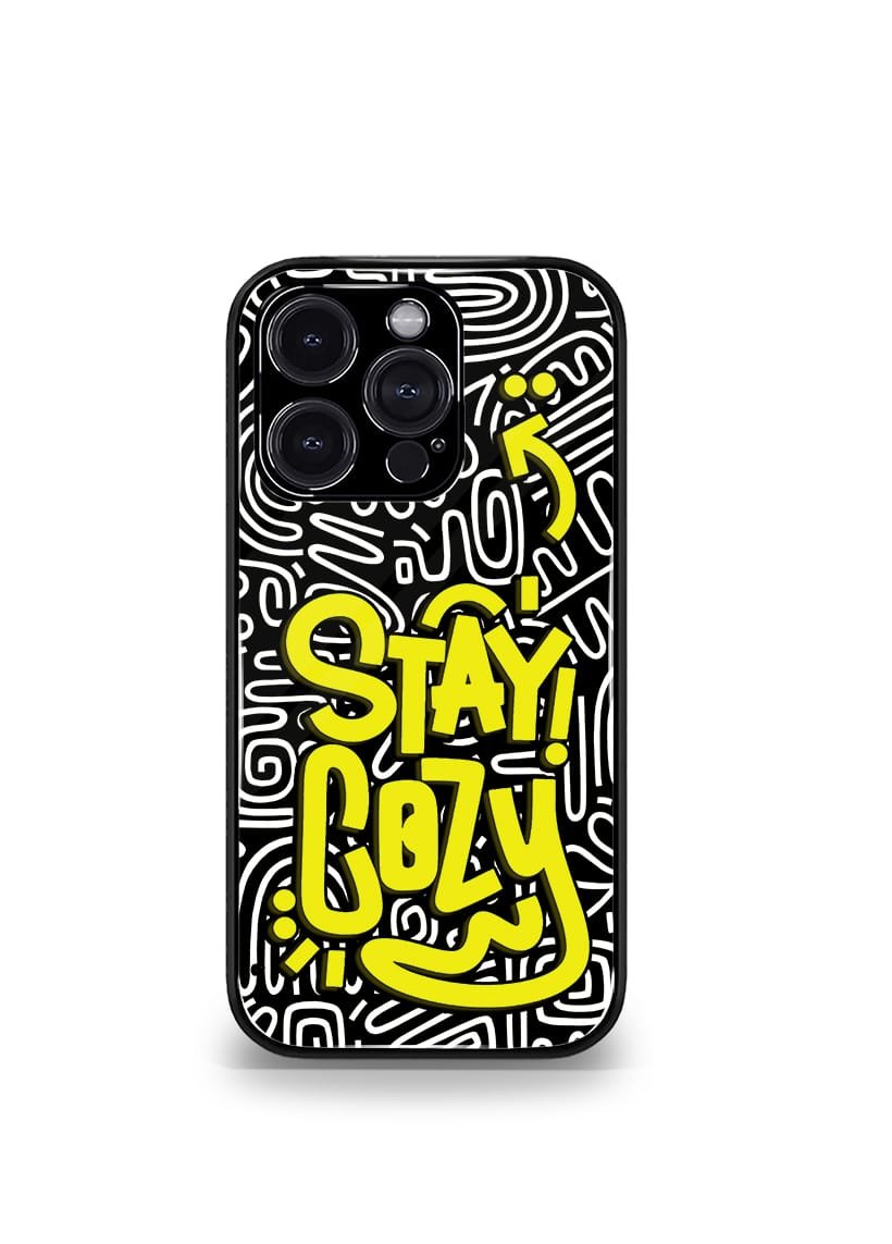 stay cozy premium glossy phone case
