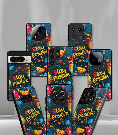 Stay Positive Premium glossy Phone Case