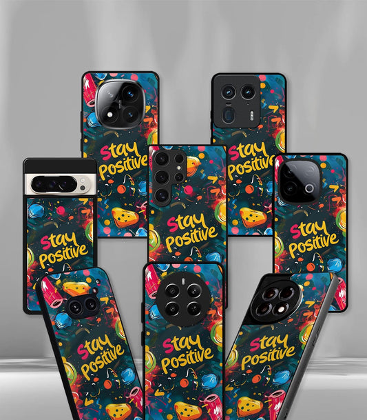 Stay Positive Premium glossy Phone Case