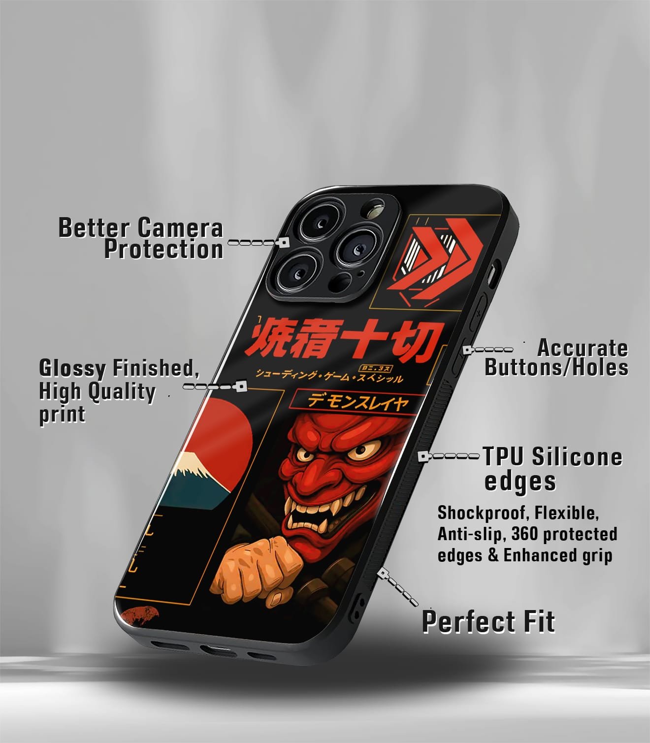psych trippy premium glossy case compatible for every phone models.