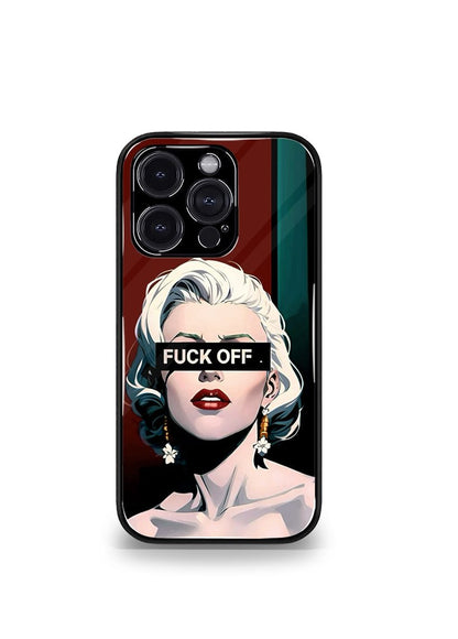 Fuckoff Ladyface Psych Trippy Premium Glossy Case