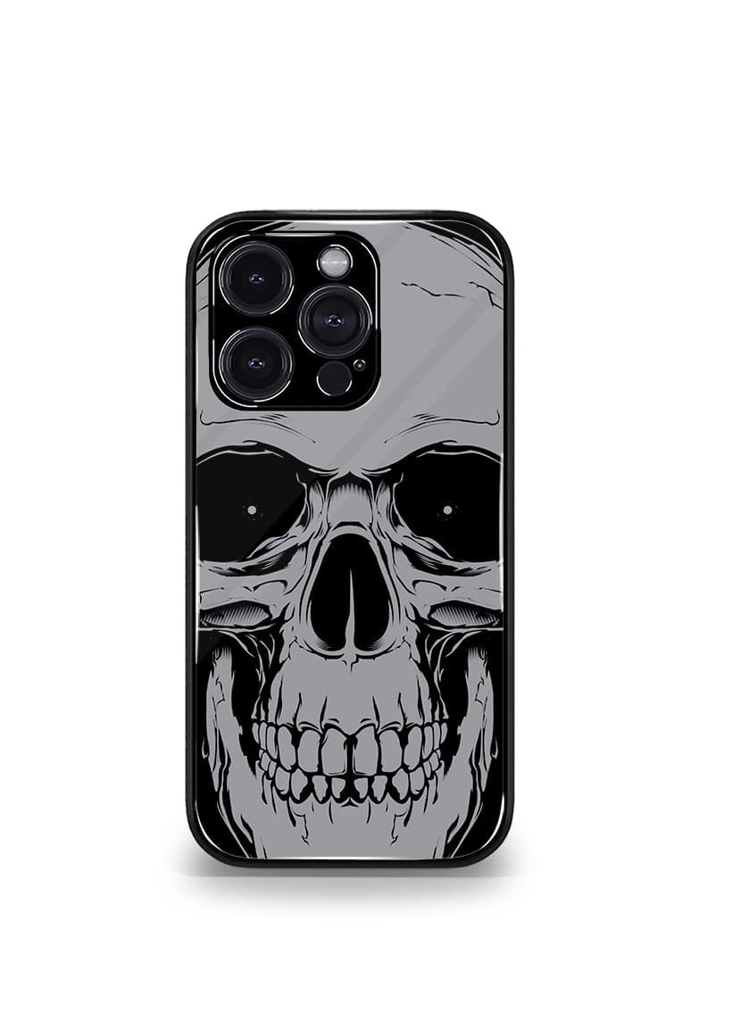 skull face psych trippy premium glossy case
