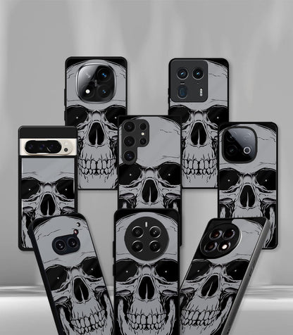 Skull Face Psych Trippy Premium Glossy Case
