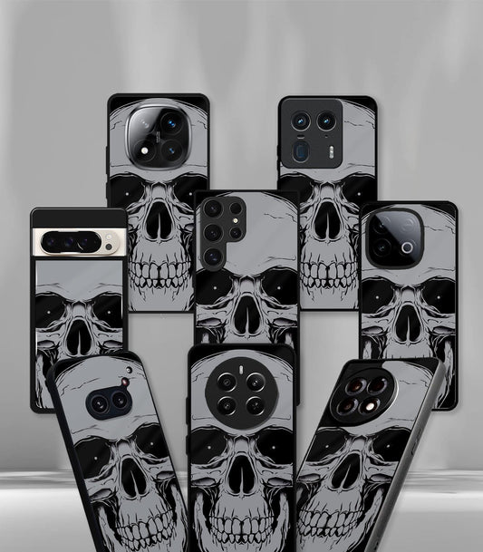 Skull Face Psych Trippy Premium Glossy Case