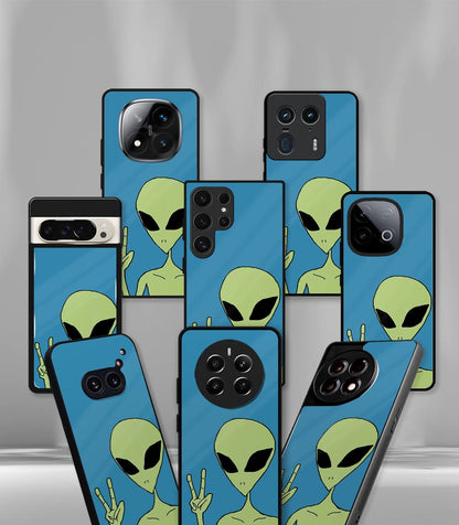 Psych Trippy Alien Premium Glossy Case