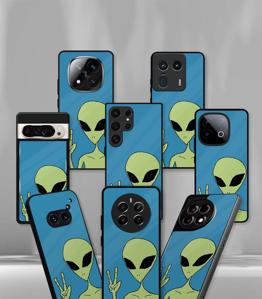 Psych Trippy Alien Premium Glossy Case