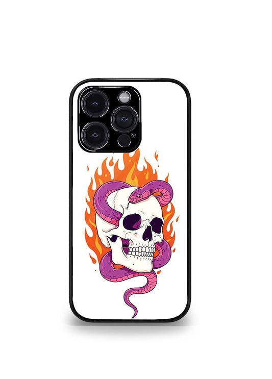 Skull Psych Trippy Premium Glossy Case