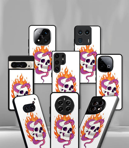 Skull Psych Trippy Premium Glossy Case