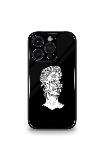 Black Statue Psych Trippy Premium Glossy Case