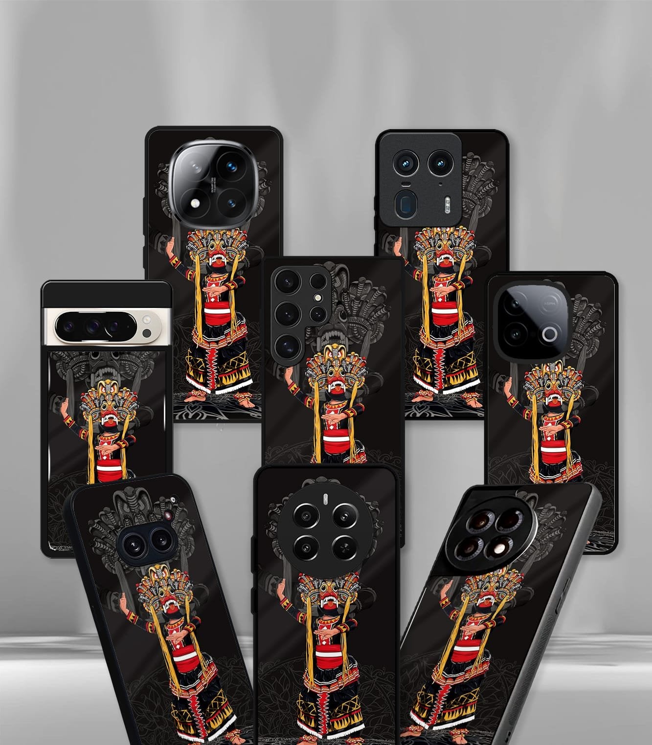theyyam psych trippy premium glossy case