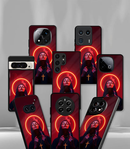 The Trippy NUN Red Premium Glossy Case