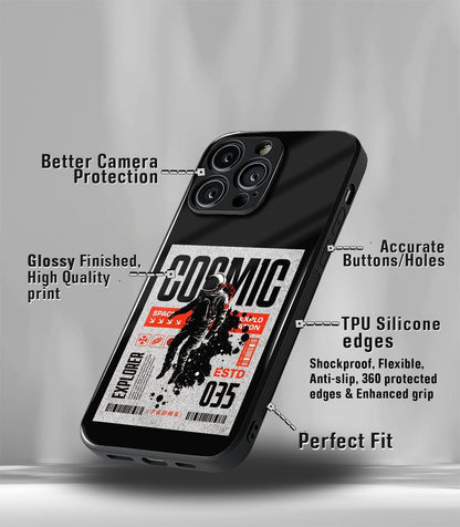 Cosmic Astronaut Psych Trippy Premium Glossy Case