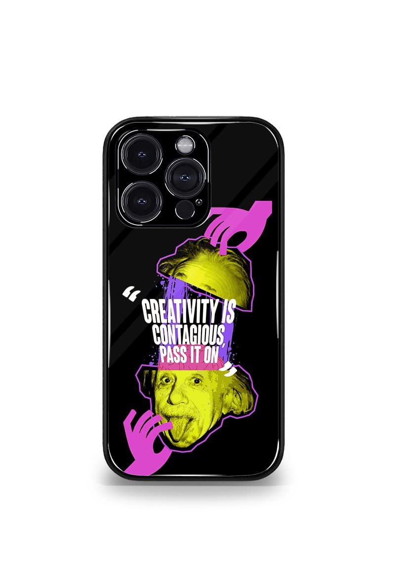 einstein psych trippy premium glossy case
