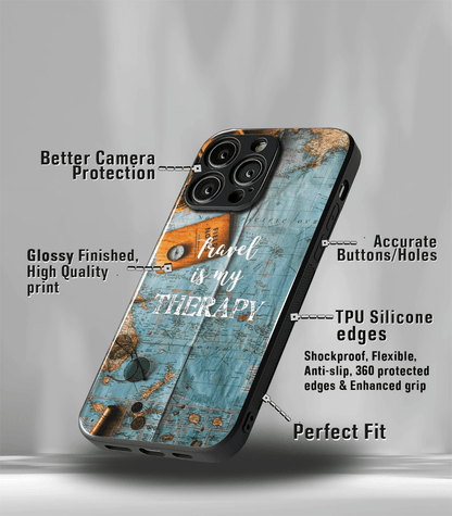 Travel is my Therapy Premium Phone Case