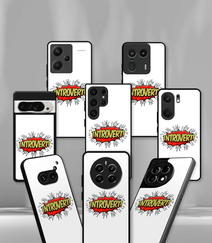 Introvert white Premium Phone Case